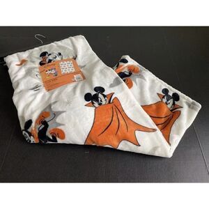 New Disney Mickey & Minnie Mouse Halloween Plush Throw Blanket 50X70” NEW